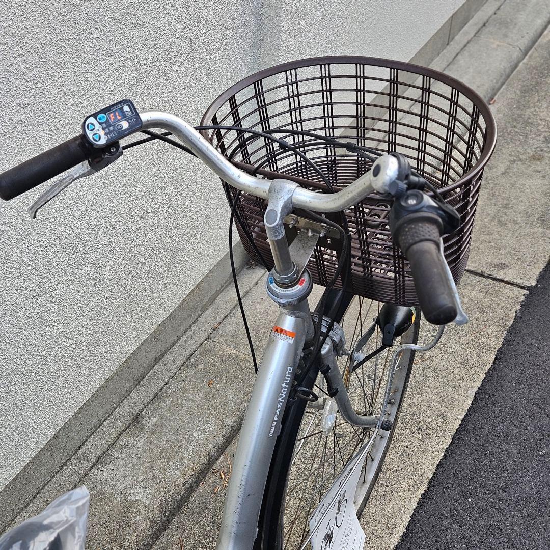 ヤマハ♪26インチ♪電動アシスト自転車♪3段変速♪シルバー