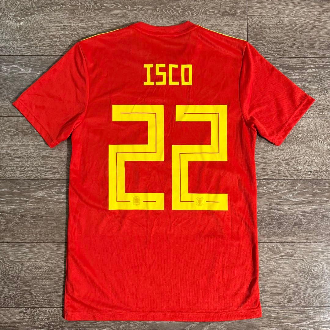 正規品 adidas スペイン代表 ISCO 18/19 ホーム ユニフォーム