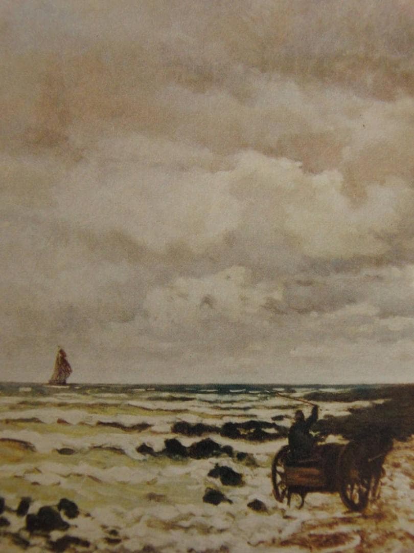 クロード・モネ、La Pointe de la Heve at Low Tide