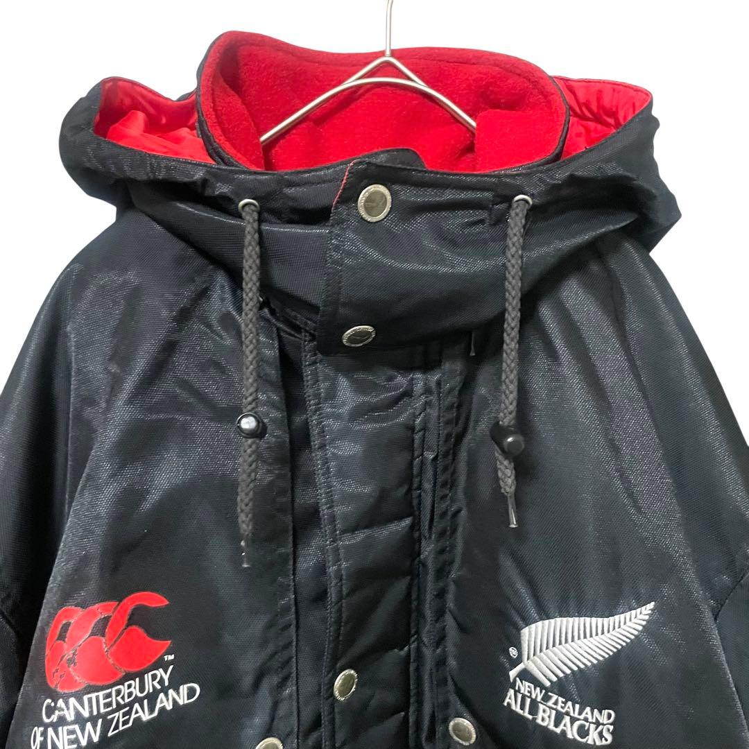 CANTERBURY × ALL BLACKS ベンチコート L バックプリント