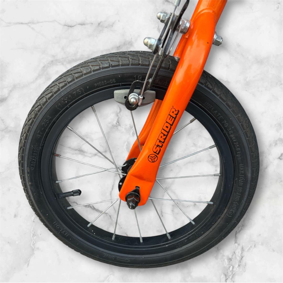 【美品】STRIDER ストライダー14X オレンジ キッズ バランスバイク