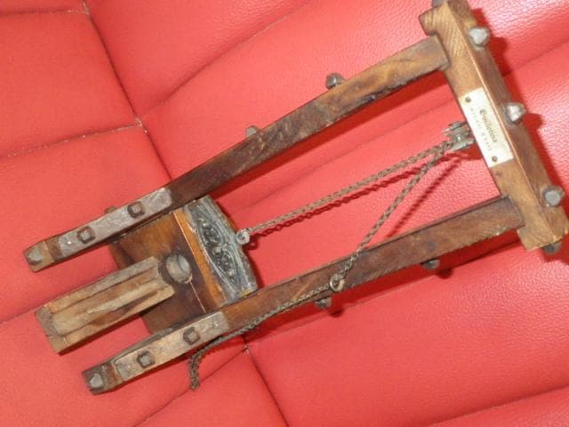 ギロチン★オブジェ★置物★シガーカッター★ビンテージ★インテリア雑貨★悪趣味