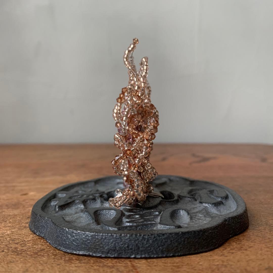 妻の作った　文鎮　風林火山　炎のたからもの　静かに燃える火のペーパーウエイト