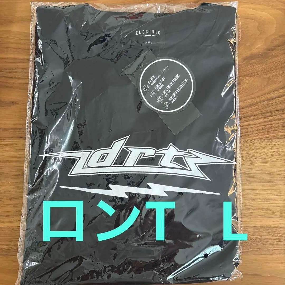 ☆新品☆完売☆レア☆DRT×エレクトリック　トロフィーショットドライ　ロンT　L