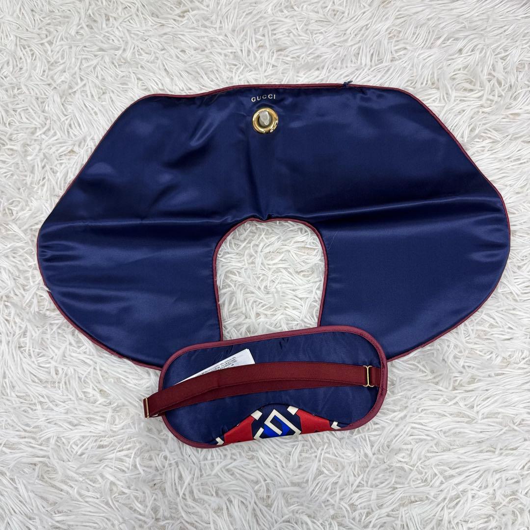 【箱付き】GUCCI とラベルセット　スリッパ L アイマスク　バッグ