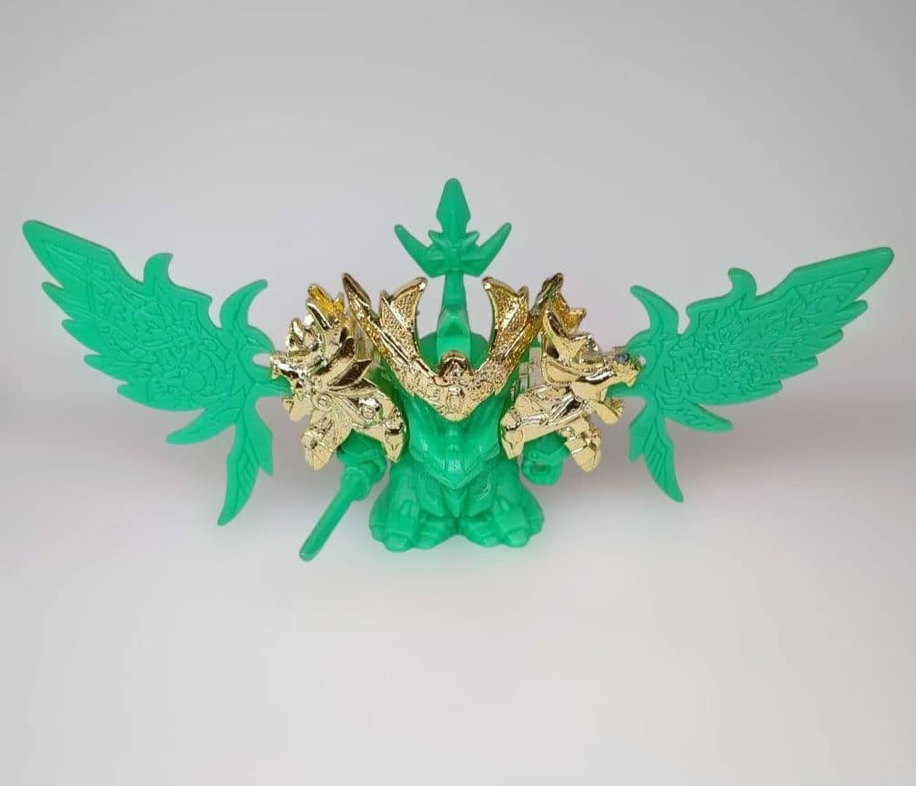 輝神大将軍　獅龍凰　ガン消し 金メッキ