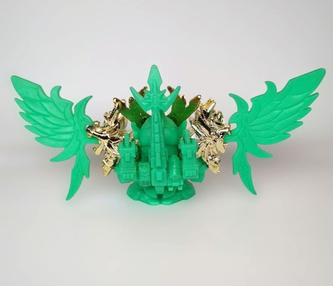 輝神大将軍　獅龍凰　ガン消し 金メッキ