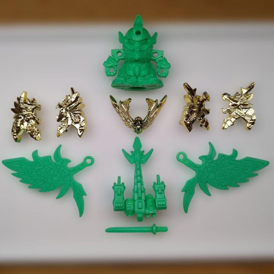 輝神大将軍　獅龍凰　ガン消し 金メッキ