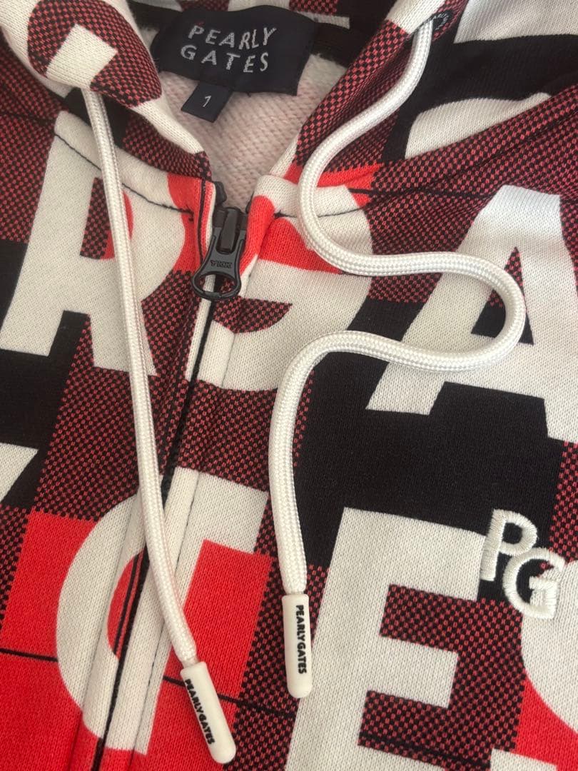 パーリーゲイツ　パーカー・裏起毛スカート・バイザー付き　セットアップ