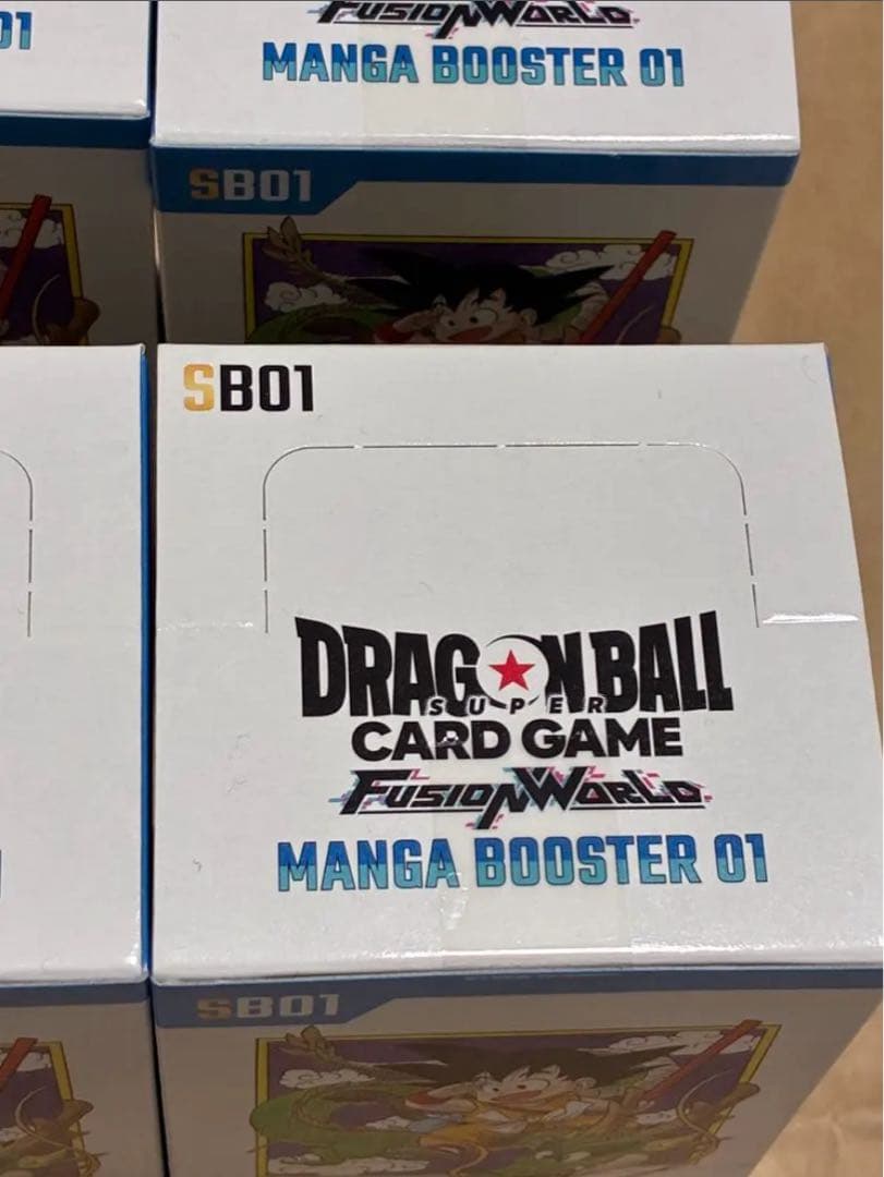 MANGA BOOSTER 01 4BOX マンガブースター　テープ付き　未開封