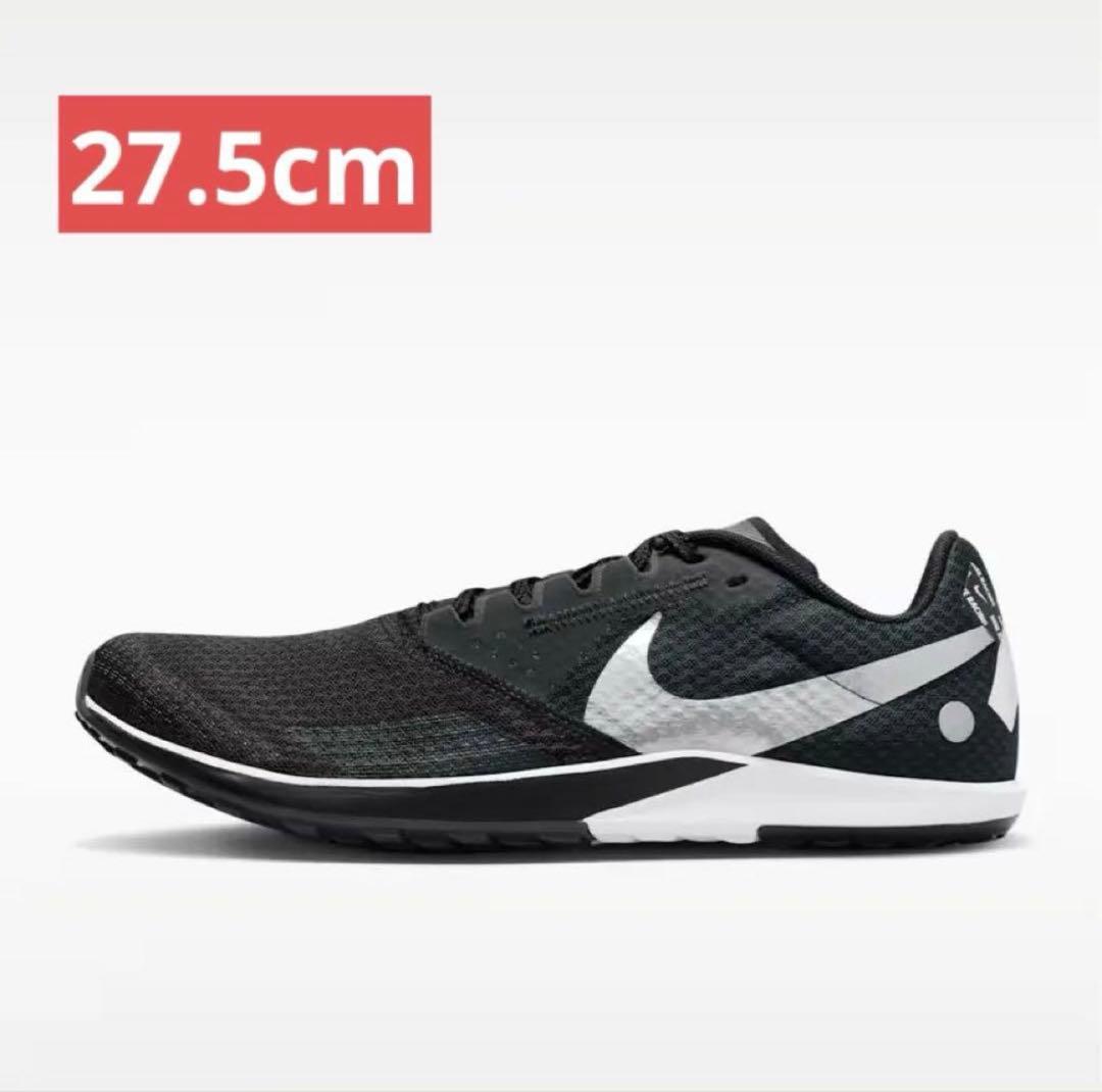 zoom rival waffle 6 ホワイト ブラック クロスカントリー 黒