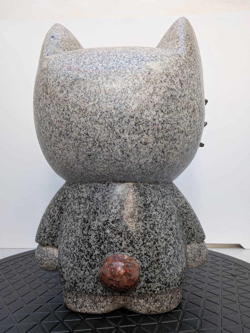 b788、ハローキティ キティーちゃん 石像 御影石 置物 猫 希少 レア