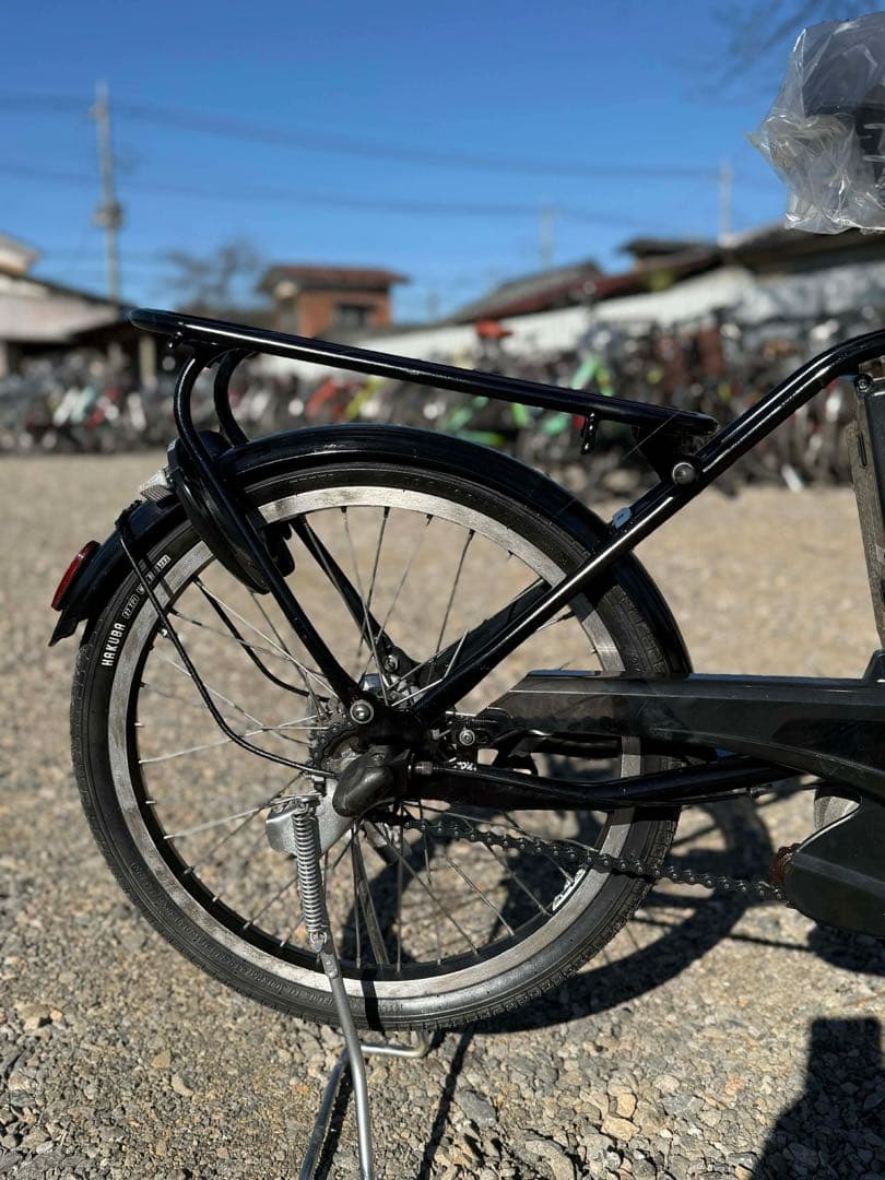 電動アシストパナソニック シティタイプ 20インチブラック／バスケット付き