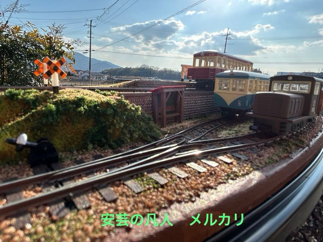 HOナロー(軌間9mm)55 ひな壇ヤードのある風景 アクリルケース付