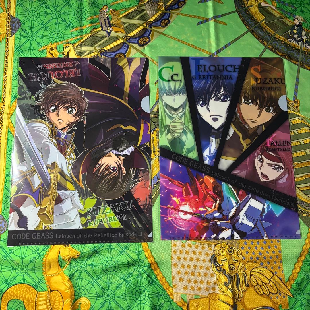 コードギアス 映画 前売り 来場者 特典 クリアファイル 計32種 38 グッズ