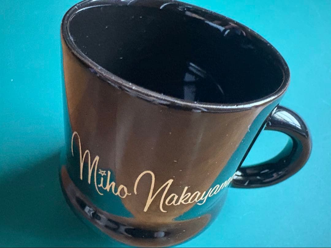 中山美穂❣️ マグカップ 黒
