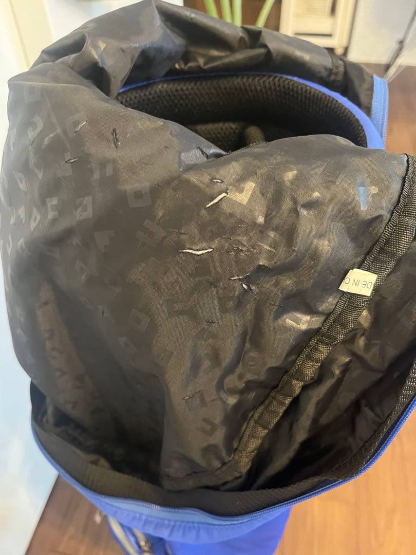 オノフ　青色 キャディバッグ ショルダーストラップ付き