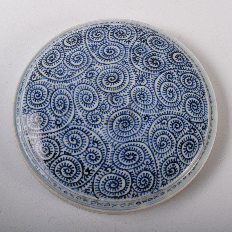 伊万里焼　古伊万里　染付　蛸唐草文　四段重箱　C　R8464H