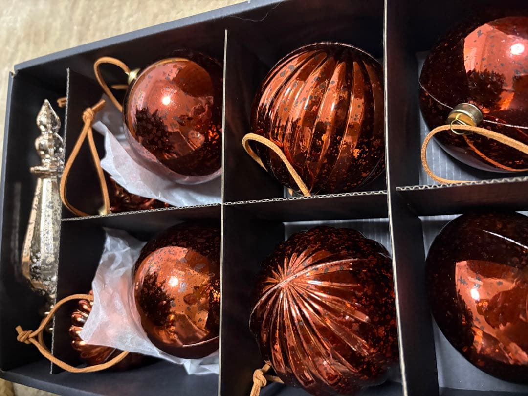 公式 正規品★アルザス クリスマスツリー オーナメント Grace 茶 40p