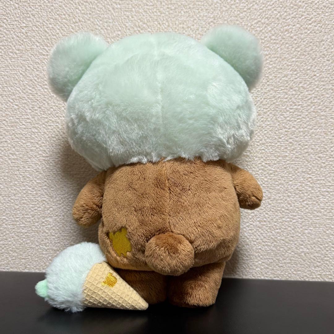 サンエックス　リラックマ ハッピーアイスクリーム ぬいぐるみ チャイロイコグマ