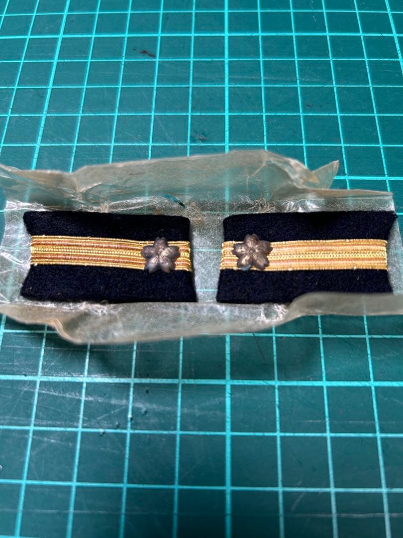 旧日本海軍　少尉襟章　当時品