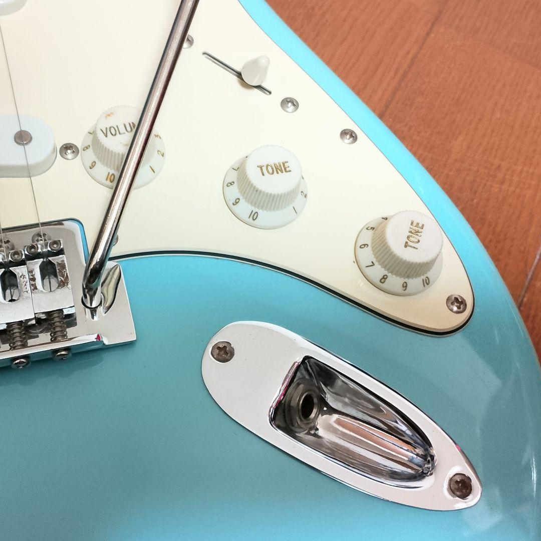 BUSKER’S　ストラトキャスタータイプ　エレキギター　ソニックブルー