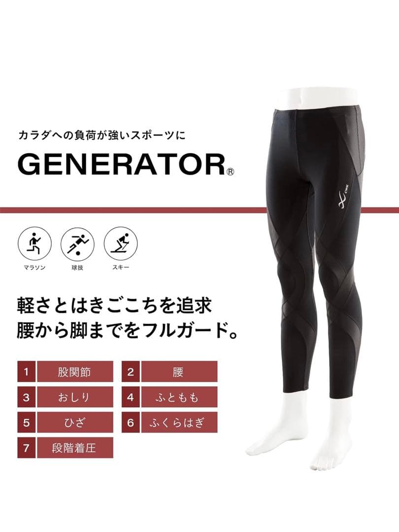 ワコールCW-X レディース スポーツタイツ サイズLLP