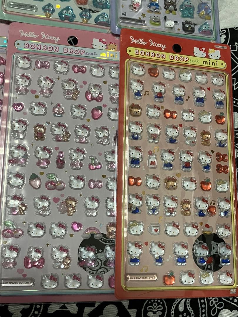 正規品　ボンボンドロップシール　サンリオ　ミニ　全種類　8種