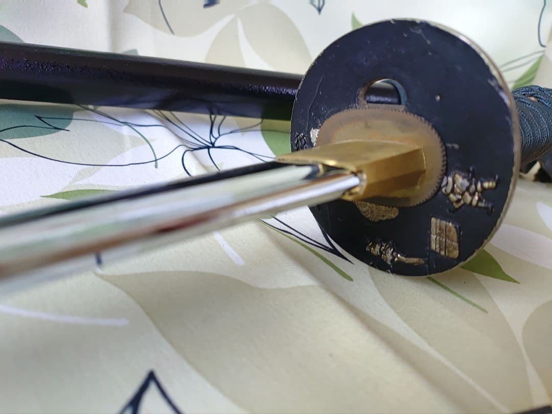 模造刀　模擬刀　居合刀　脇差　鍔がステキ