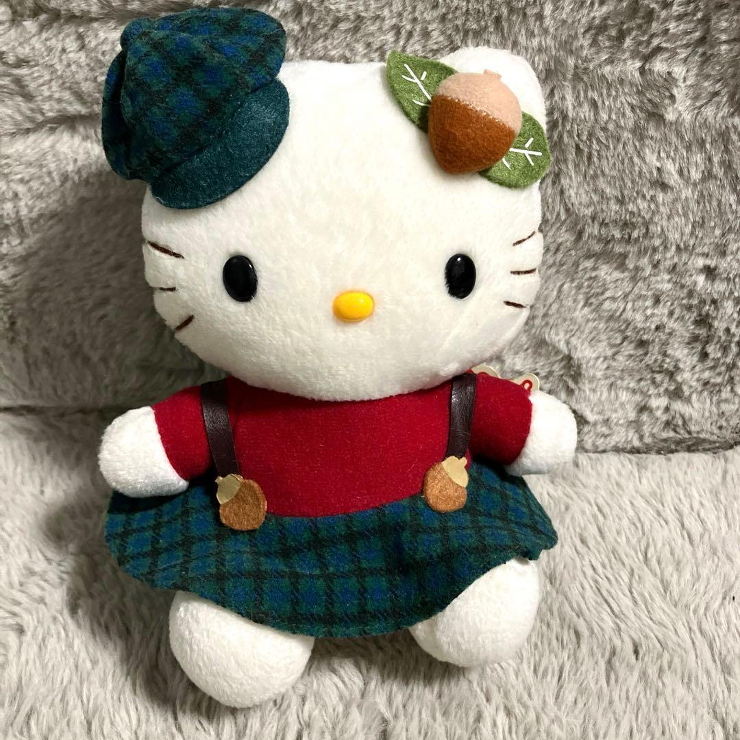 ハローキティ　レトロぬいぐるみ　どんぐり