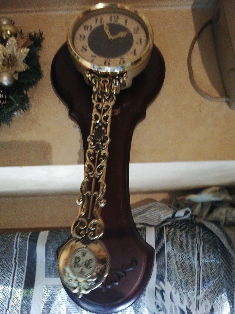 レトロ振子時計(稼働品)