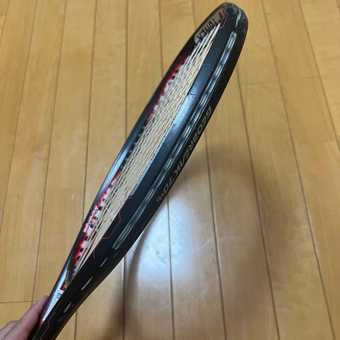 YONEX GEOBREAK 70VS 軟式用テニスラケット ブラック×レッド