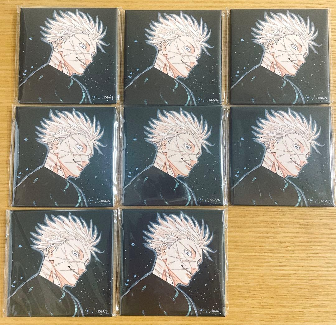 呪術廻戦展 BIGスクエア缶バッジ 五条悟