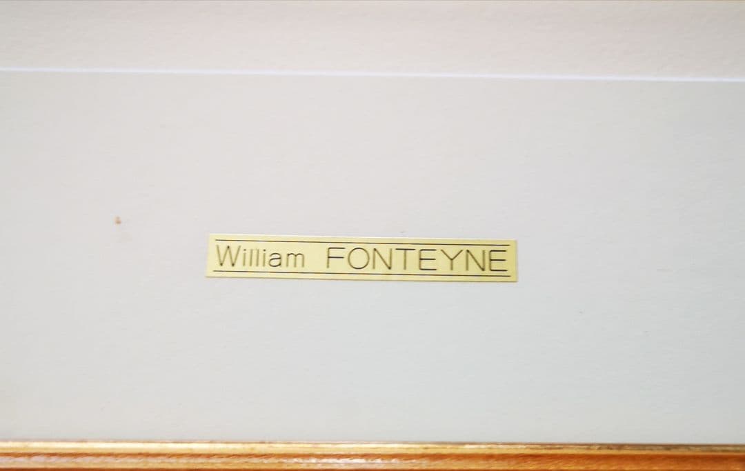 ♦️ヴィリアム・フォンテーヌ♦️「ルールマラン村」カラーリトグラフ 32/300