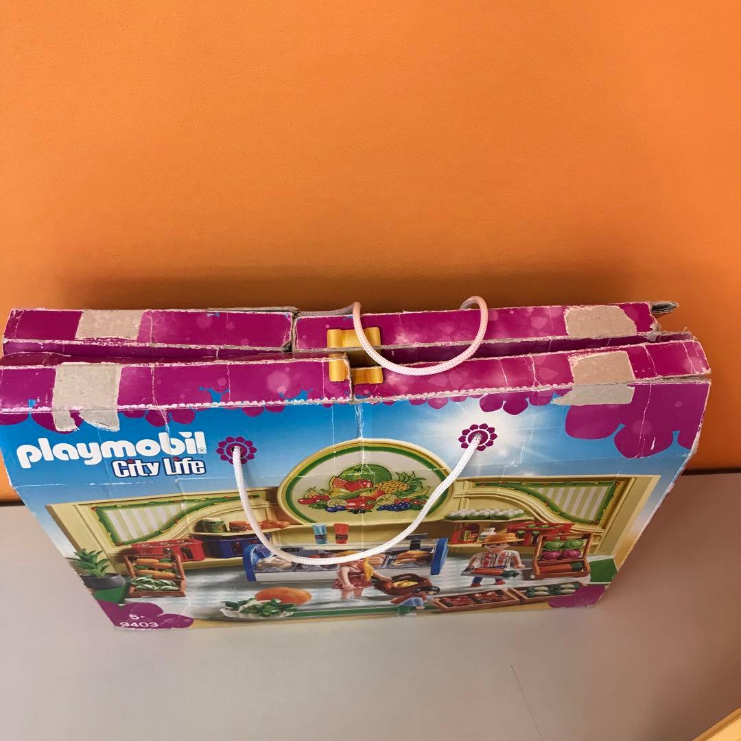【絶版】Playmobil プレイモービル 食料品店 9403