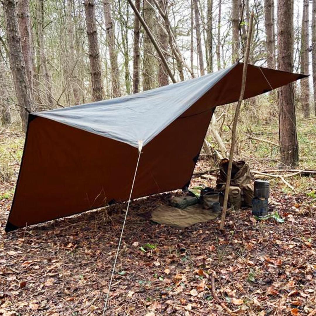 ワックスドキャンバスタープ3×3 Waxed Canvas Tarp