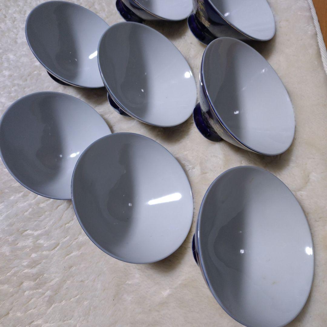 九谷焼　古九谷　茶碗　9つ