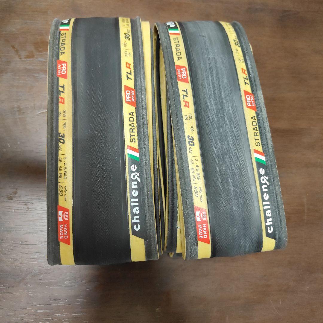新品未使用　Challenge TLRハンドメイドタイヤ2本セット　700×30