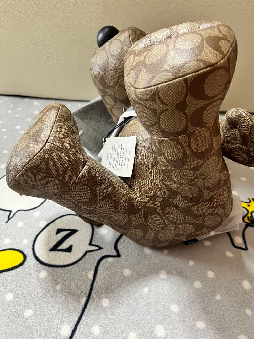 COACH PEANUTS スヌーピー シグネチャー　ぬいぐるみ　新品未使用