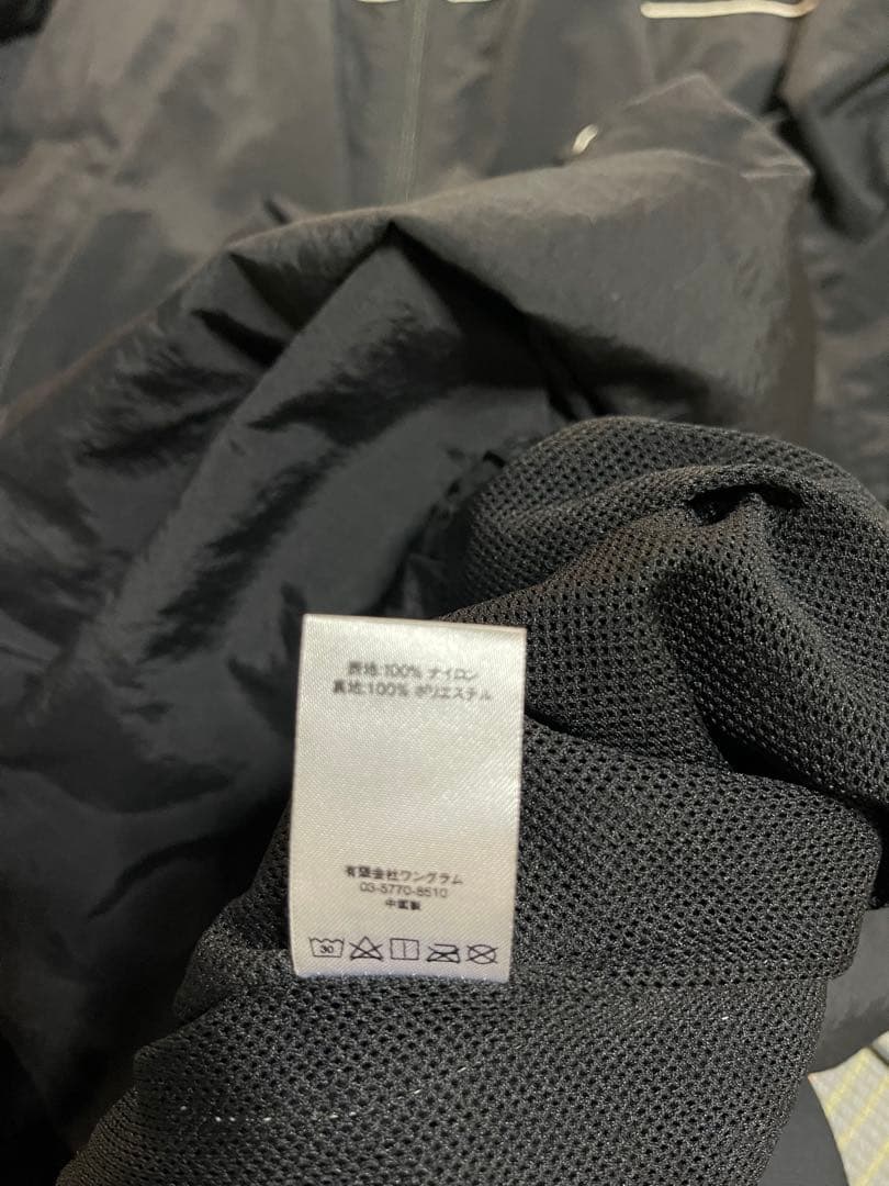 Supreme トラックナイロン ブラックパンツ