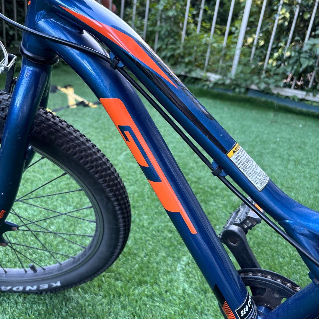 GT STOMPER primeキッズバイク 20インチ 青/オレンジ