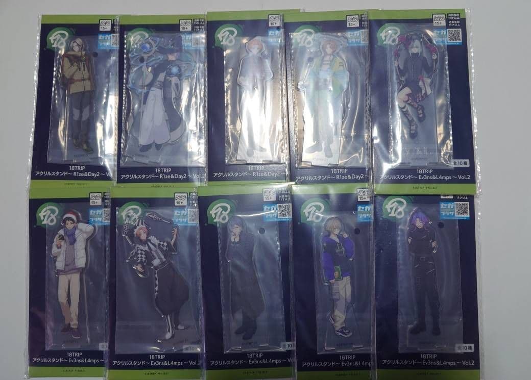 18TRIPアクリルスタンドR1ze&Day2Ev3ns&L4mps10個セット
