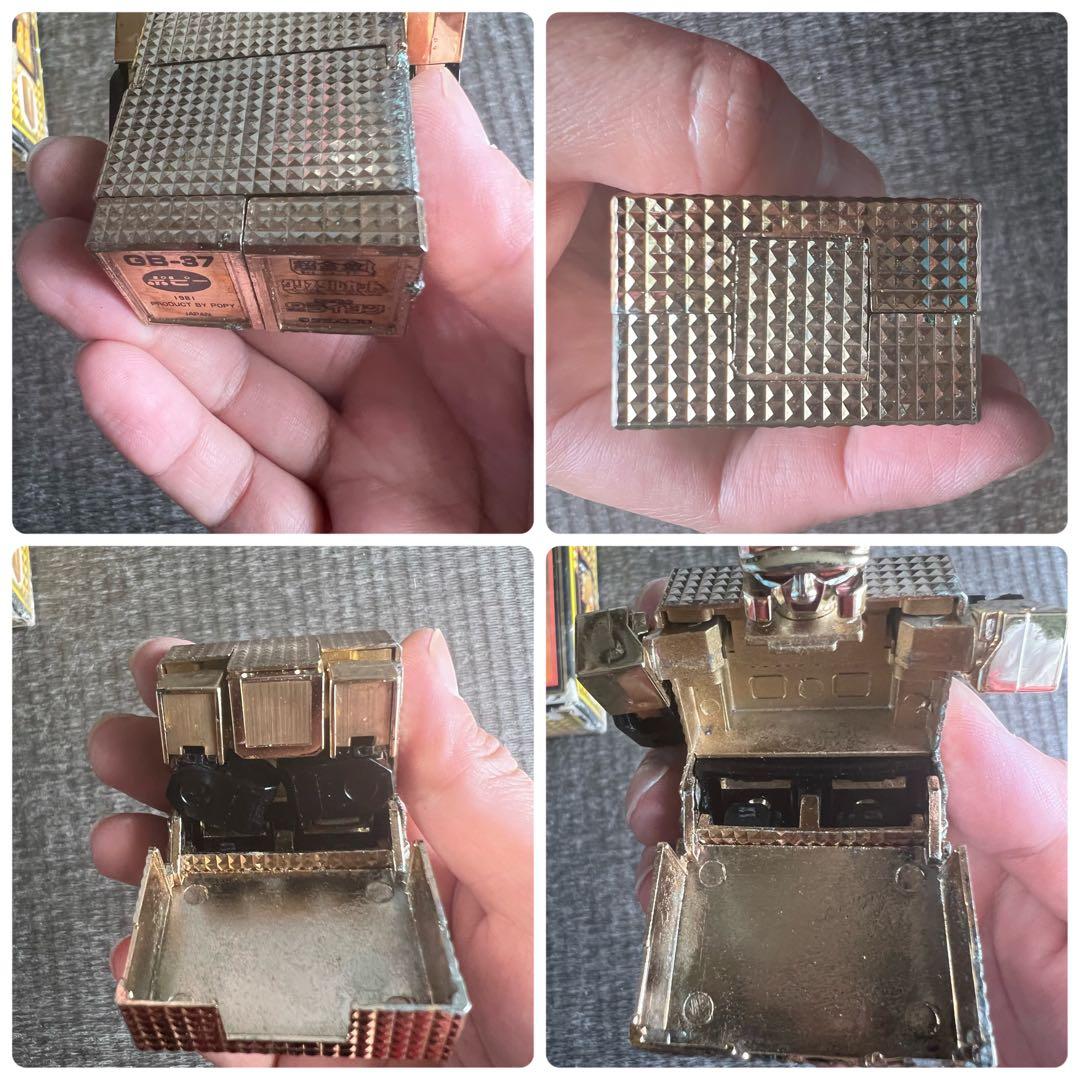 希少 当時物 ポピー 超合金 黄金戦士 ゴールドライタン クリスタルカット ロボ