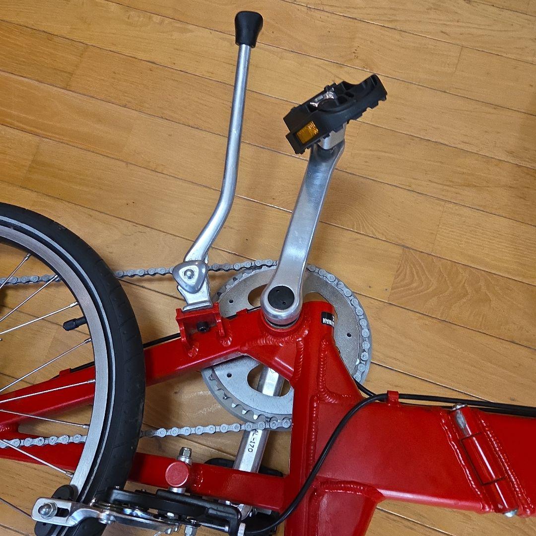 ジャイアントHalfway　(ハーフウェイ)　折りたたみ自転車　カラー赤レッド