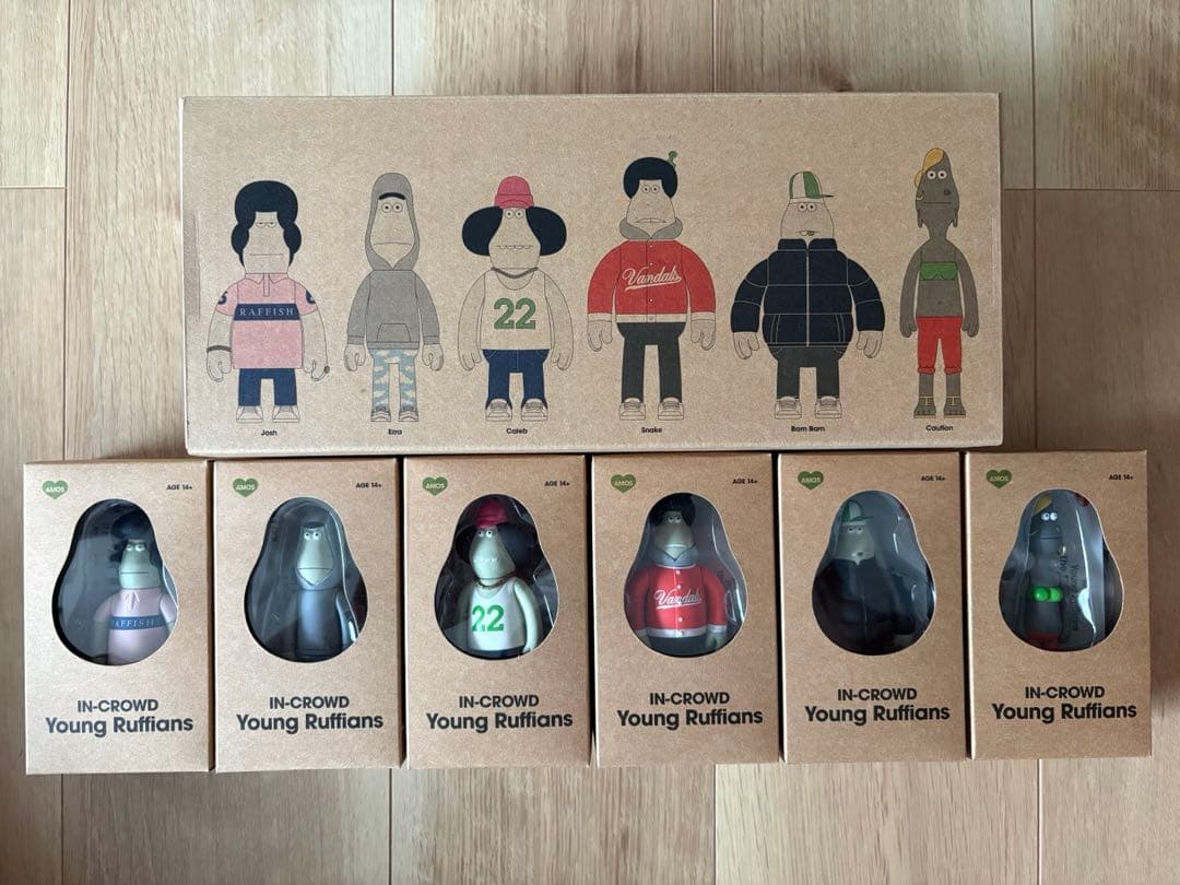 【新品未開封】AMOS TOY Young Ruffians（6体セット）
