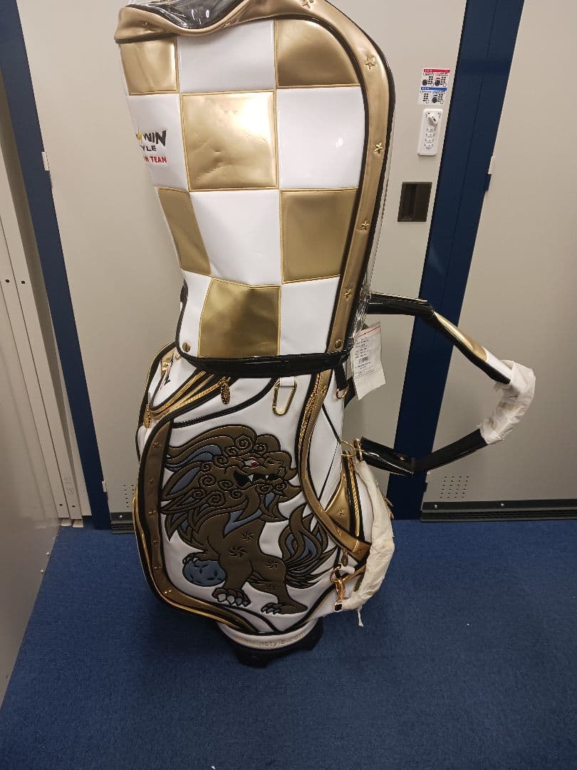 の*り様 WINWIN S TYLE キャディーバッグ 獅子GOLD Ver.(