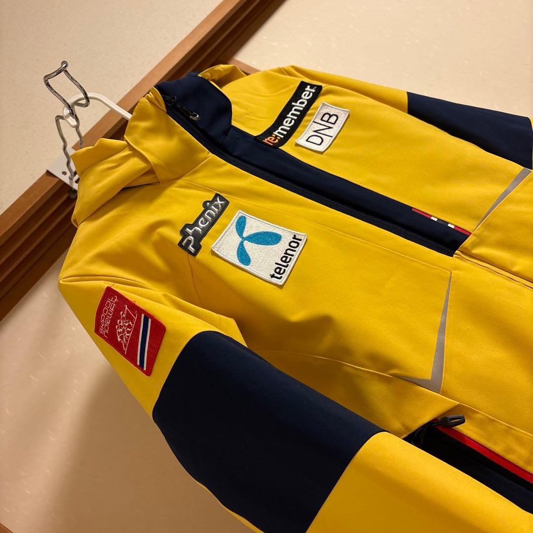 Phenix ジュニア150 スキーウェア イエロー/ネイビーPFAG20T00