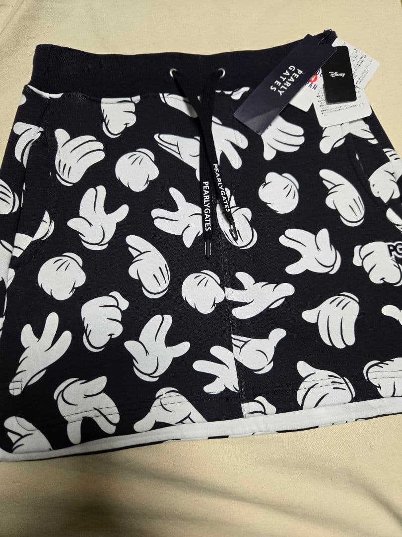 0 サイズ　S　パーリーゲイツ　スカート　裏起毛　冬　ディズニー　コラボ　ゴルフ