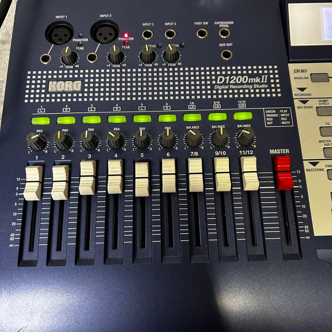 KORG D1200mkII MTR 画面不良（HDDフォーマット済）