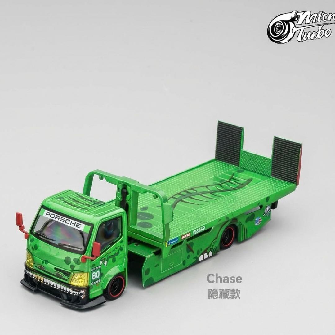 Micro Turbo 1/64 積載車 グリーン ROXY チェイス 激レア